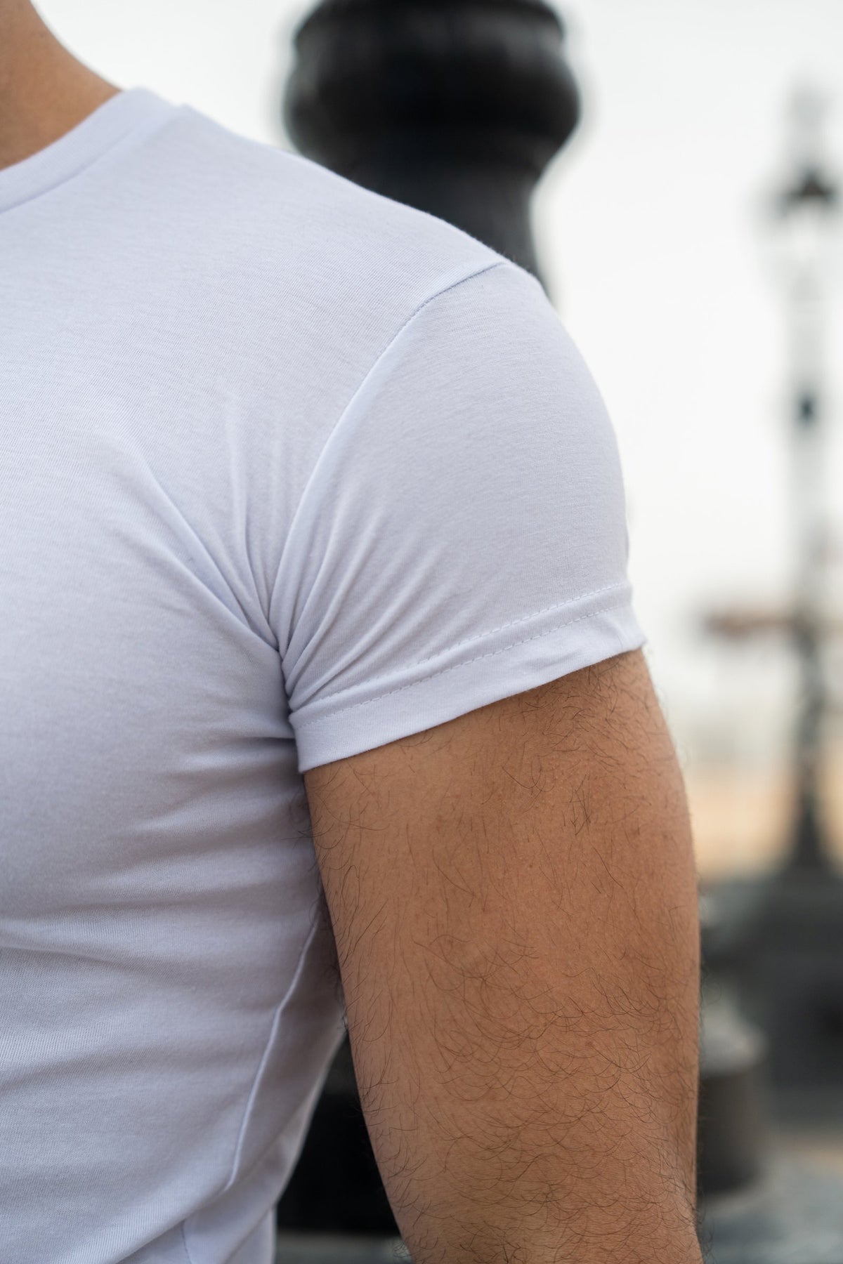 Polo Slim Fit Essential blanco 1