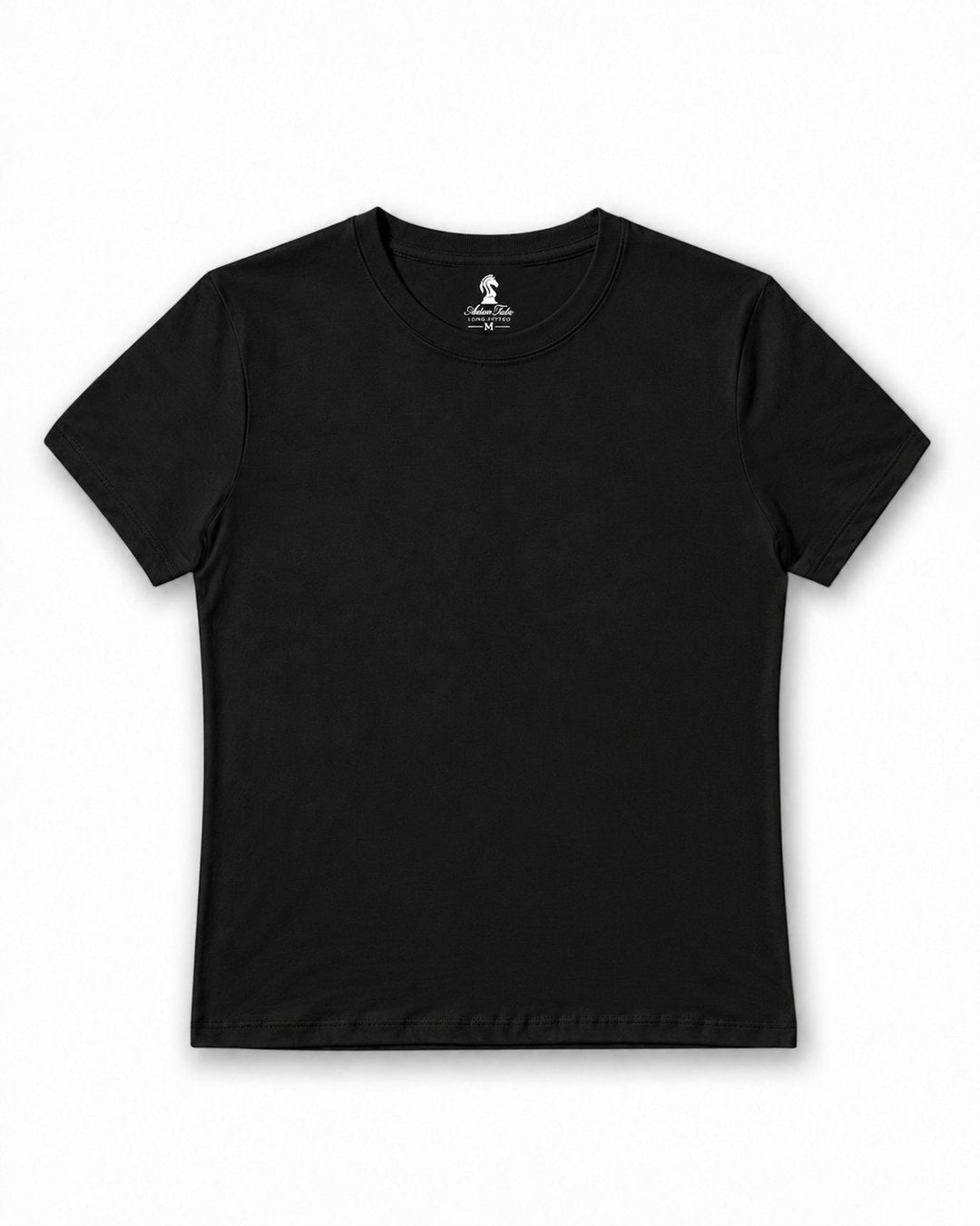 Polo Slim Fit Essential color negro, vista frontal