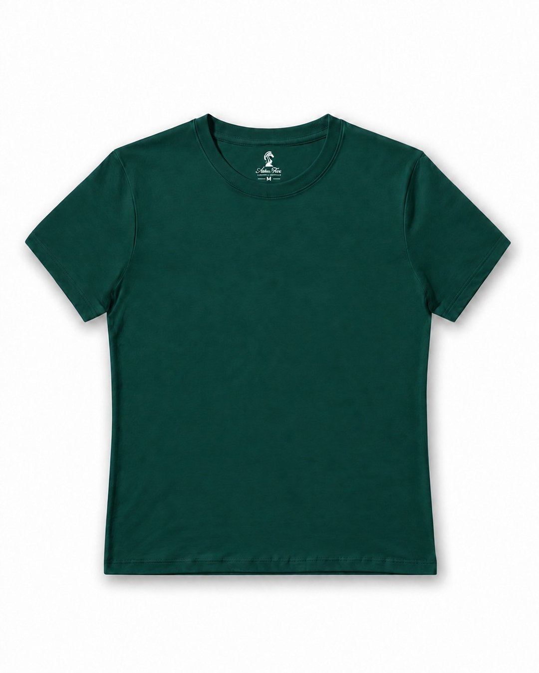 Polo Slim Fit Essential color verde, vista frontal