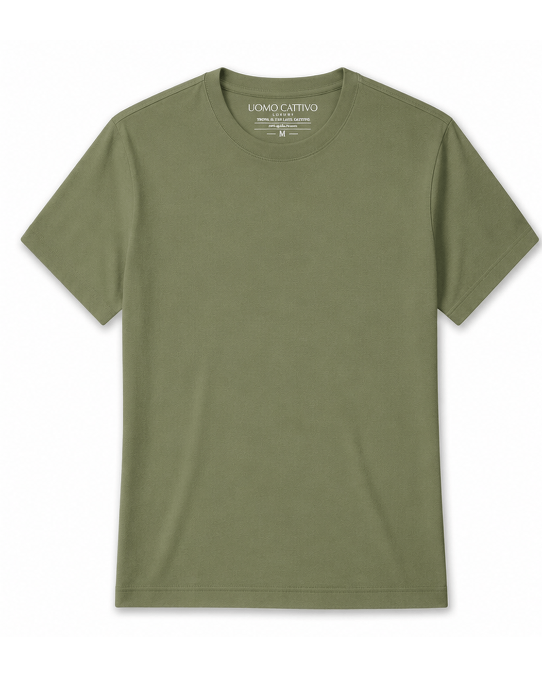 Polo Luxury color verde, vista frontal